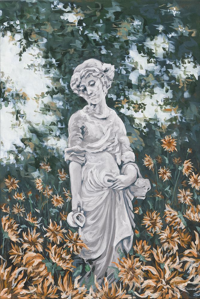 Here in the Garden  art print by Hollihocks Art for $57.95 CAD