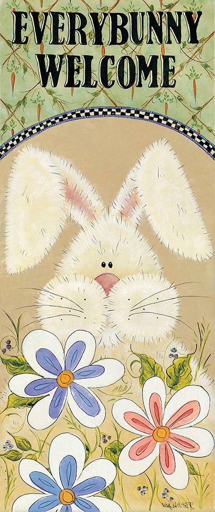 Every Bunny Welcome art print by Lisa Hilliker for $57.95 CAD