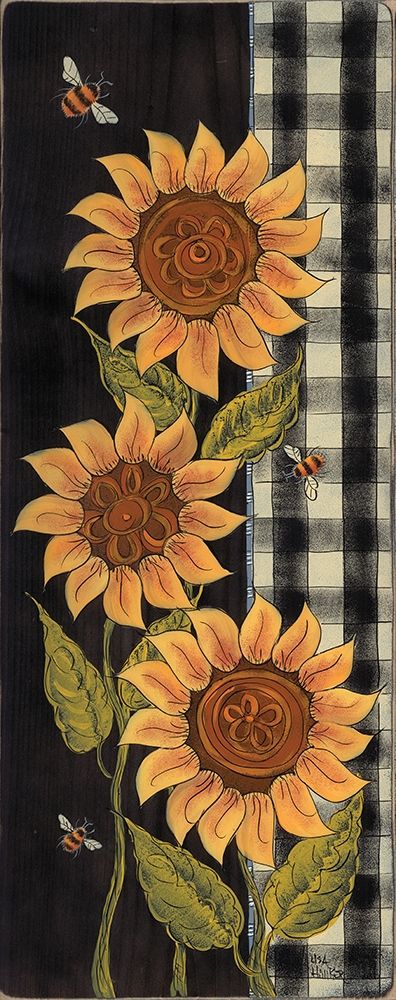 Farmhouse Sunflowers I art print by Lisa Hilliker for $57.95 CAD