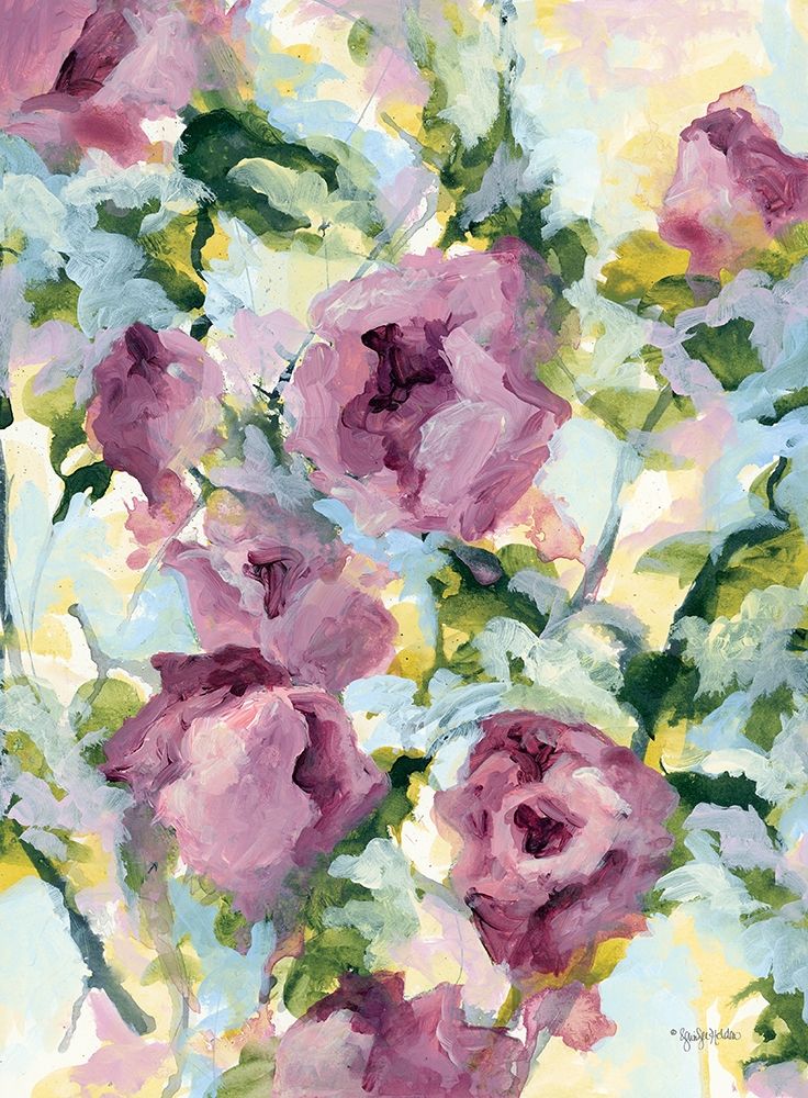 Abstract Floral art print by Jennifer Holden for $57.95 CAD