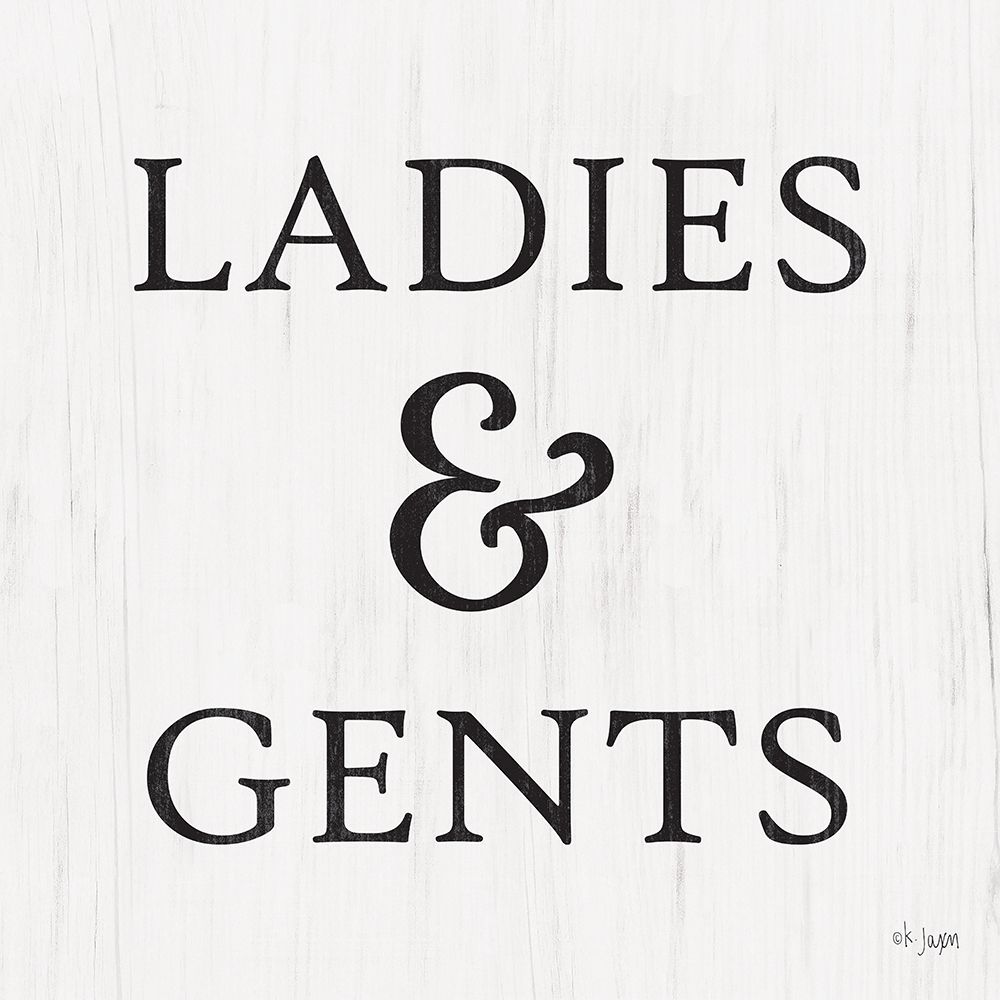 Ladies And Gents art print by Jaxn Blvd. for $57.95 CAD