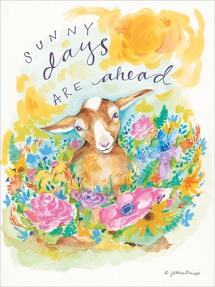 Sunny Days Ahead art print by Jessica Mingo for $57.95 CAD