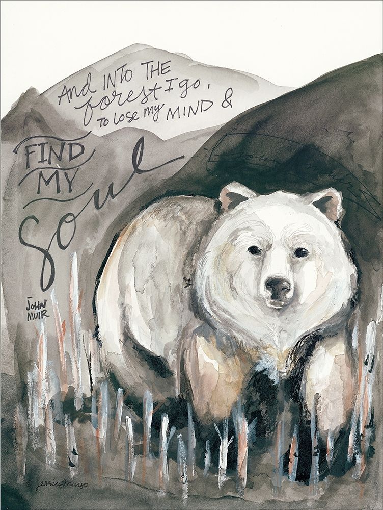 Find My Soul Bear art print by Jessica Mingo for $57.95 CAD
