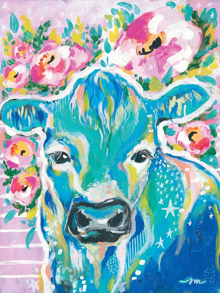My Cow Star art print by Jessica Mingo for $57.95 CAD