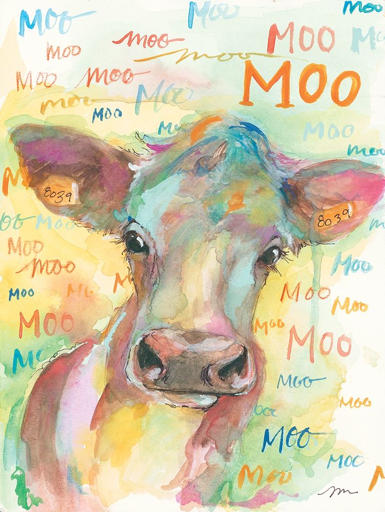 Country Cow art print by Jessica Mingo for $57.95 CAD