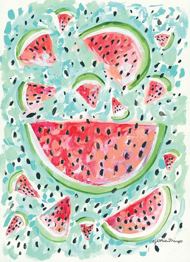 Watermelon Weather art print by Jessica Mingo for $57.95 CAD