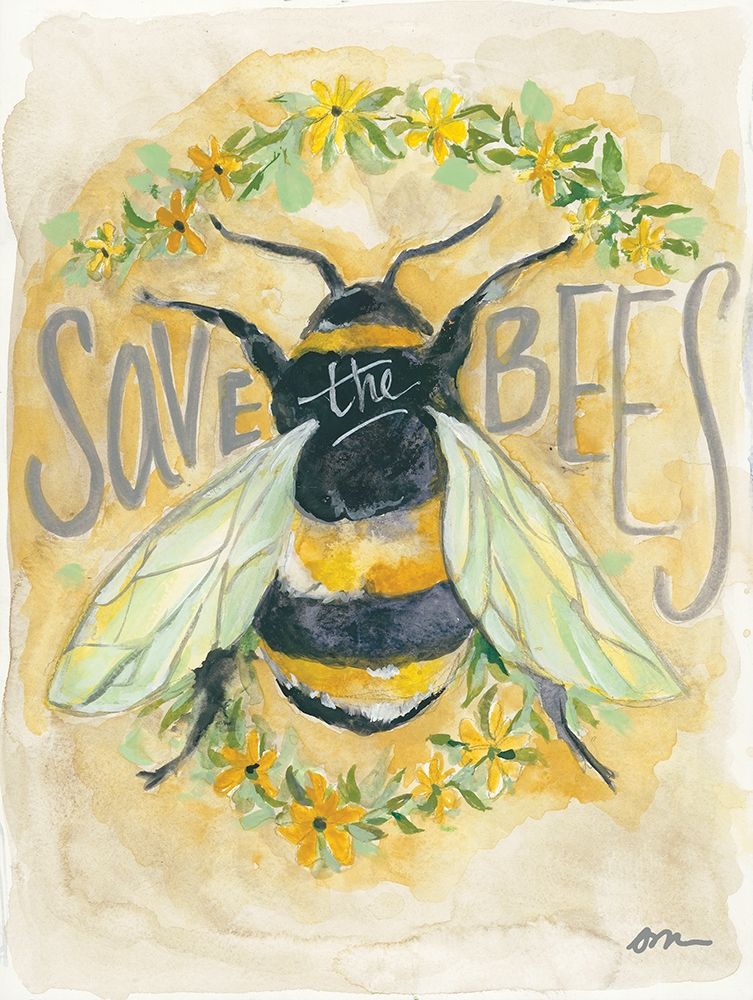 Save the Bees art print by Jessica Mingo for $57.95 CAD