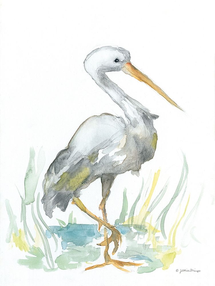 Stork art print by Jessica Mingo for $57.95 CAD