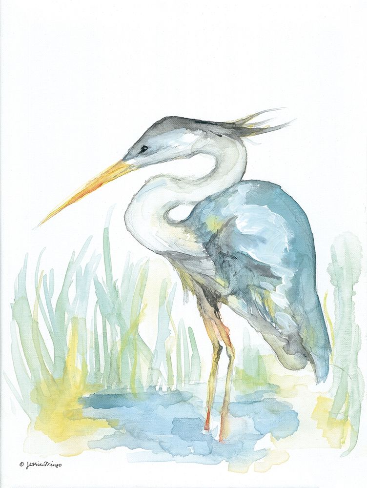 Heron art print by Jessica Mingo for $57.95 CAD
