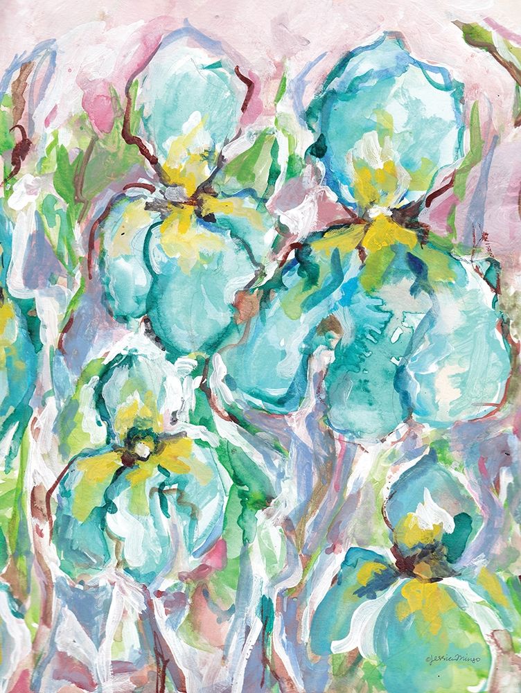 Wild Iris I art print by Jessica Mingo for $57.95 CAD