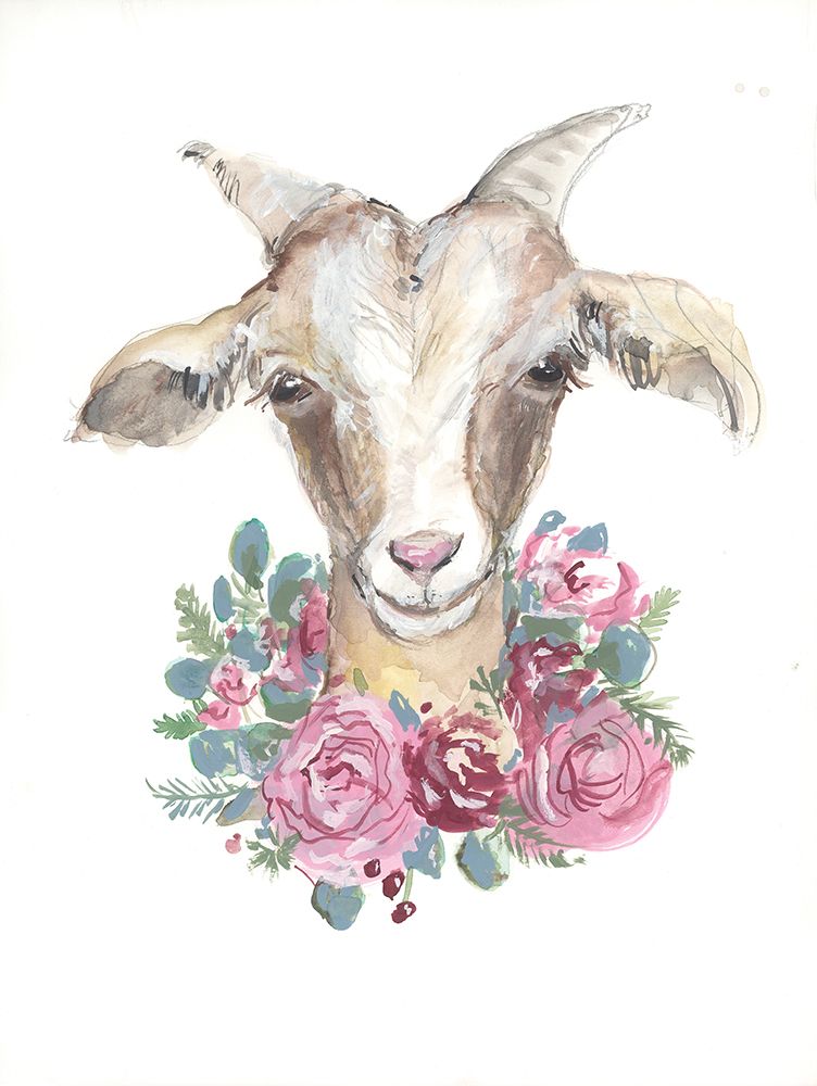 Rosie the Goat art print by Jessica Mingo for $57.95 CAD