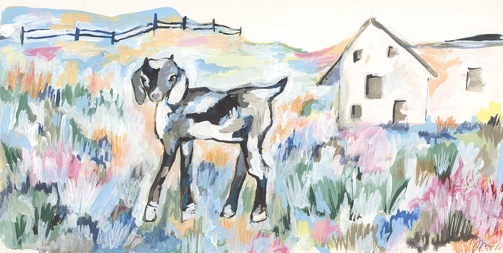 Daisy the Goat art print by Jessica Mingo for $57.95 CAD