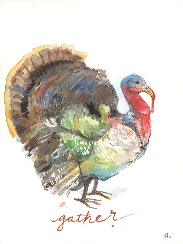 Gather Turkey art print by Jessica Mingo for $57.95 CAD