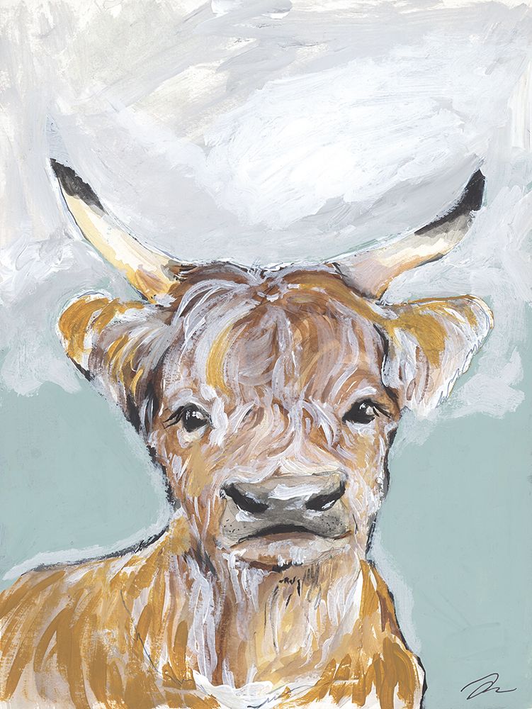 Longhorn art print by Jessica Mingo for $57.95 CAD