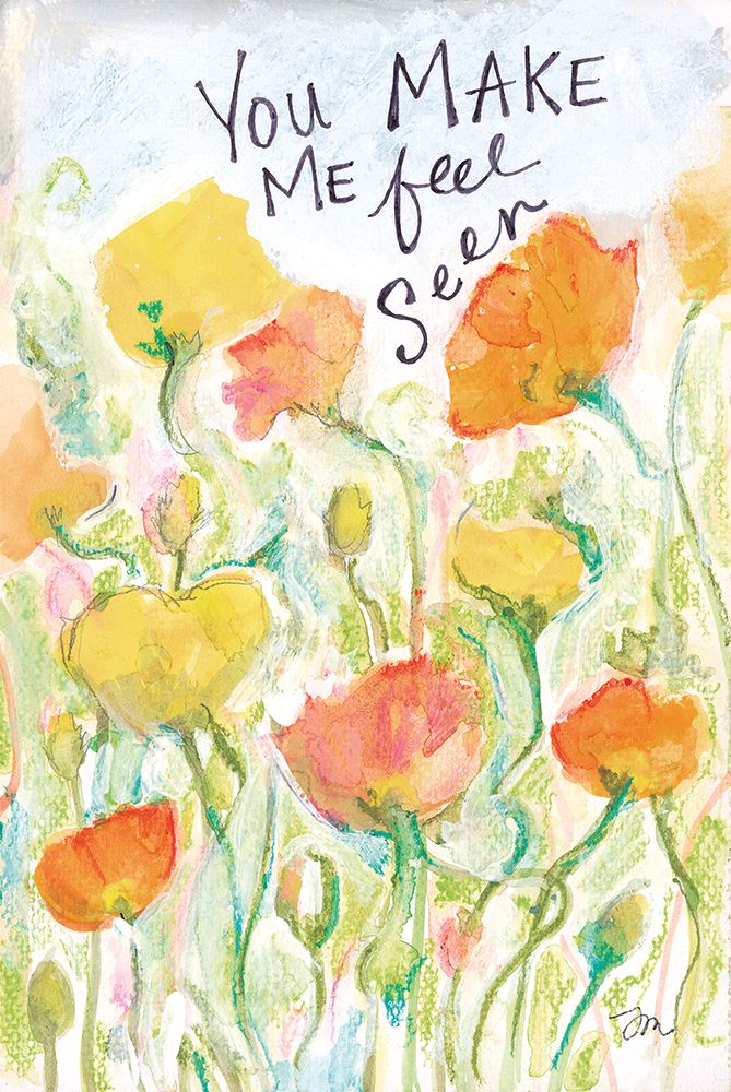 You Make Me Feel See Floral art print by Jessica Mingo for $57.95 CAD