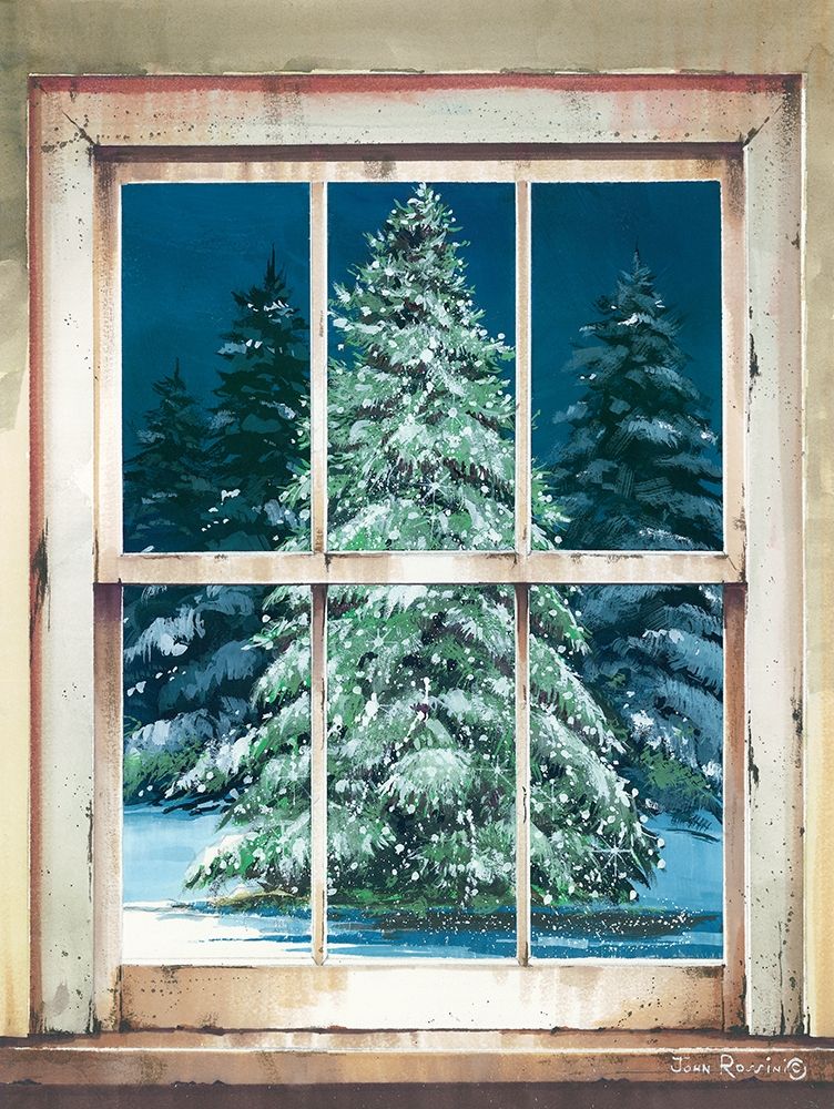 Holiday Window art print by John Rossini for $57.95 CAD