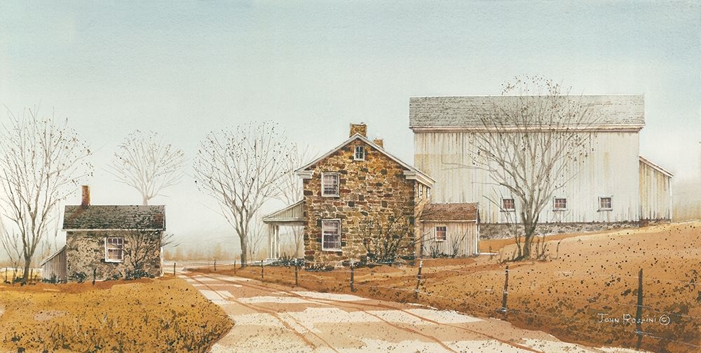 Country Morning art print by John Rossini for $57.95 CAD