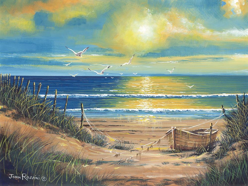 Tranquil Sunset art print by John Rossini for $57.95 CAD