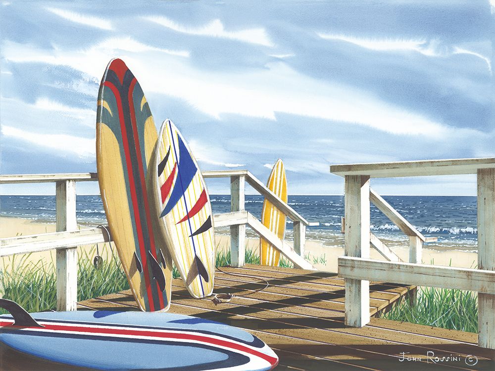 Waiting on the Waves art print by John Rossini for $57.95 CAD
