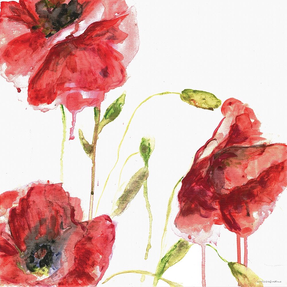 Poppies art print by Kamdon Kreations for $57.95 CAD