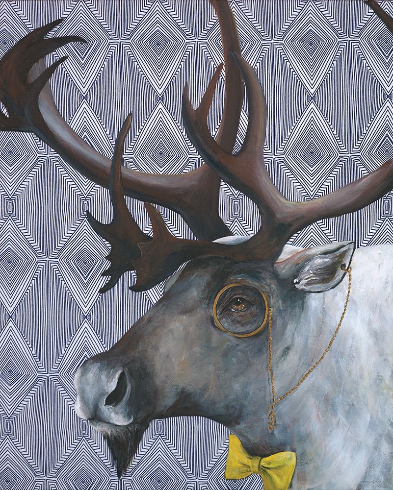 Mr. Caribou art print by Kamdon Kreations for $57.95 CAD