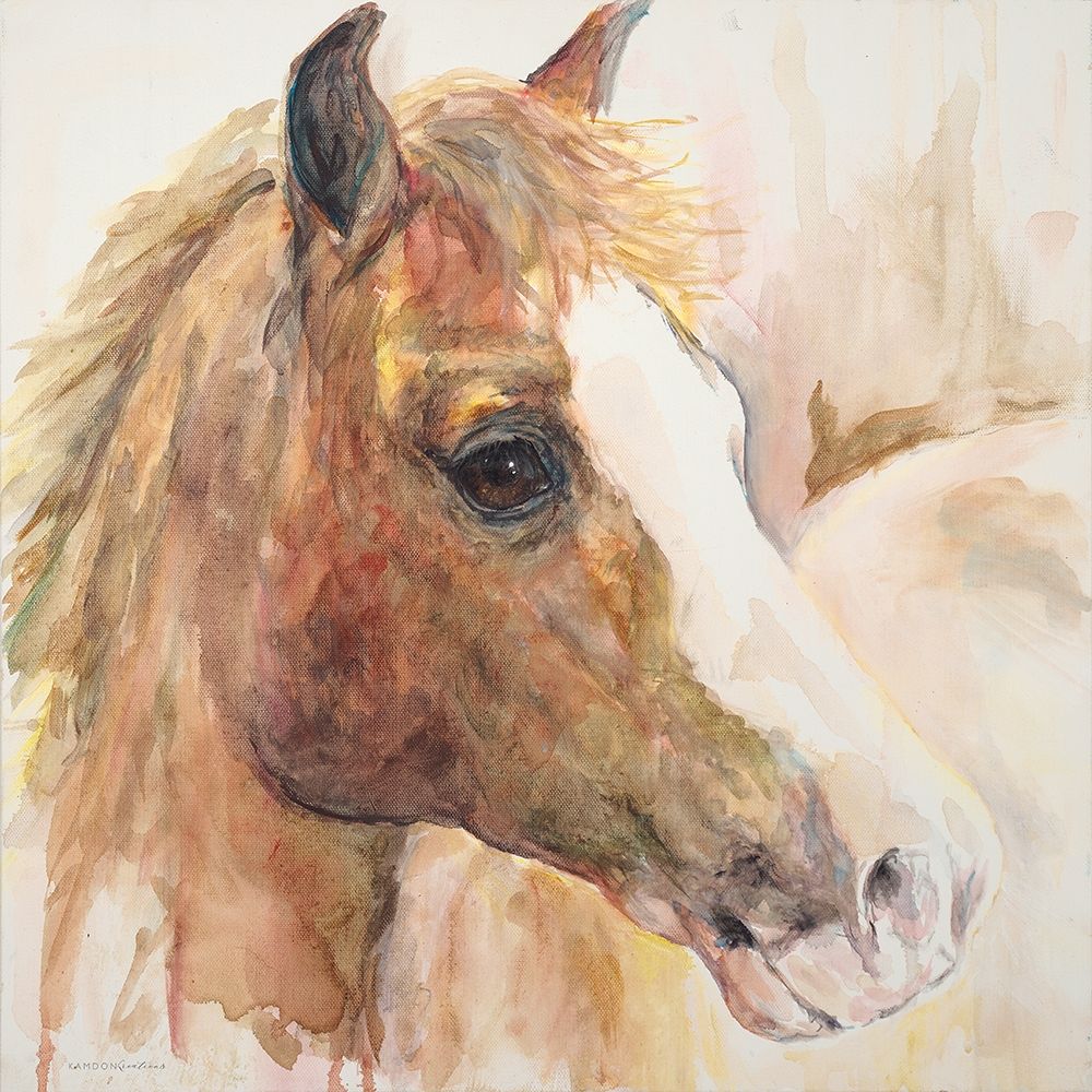 Watercolor Horse art print by Kamdon Kreations for $57.95 CAD