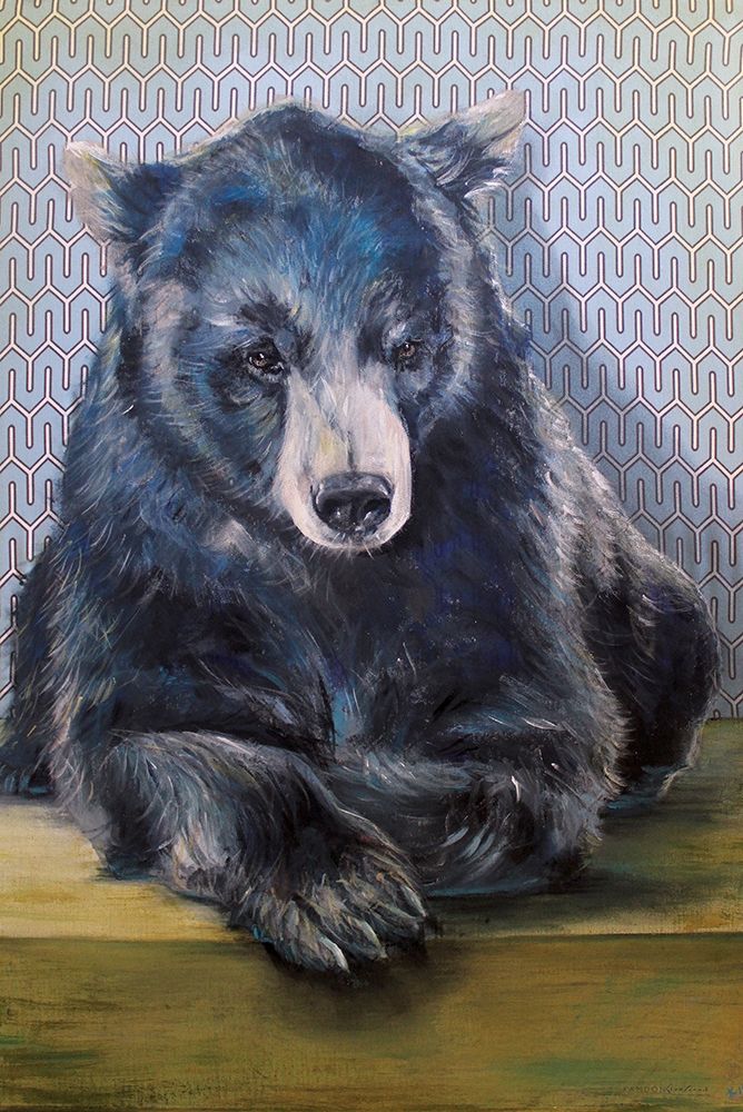 Black Bear art print by Kamdon Kreations for $57.95 CAD
