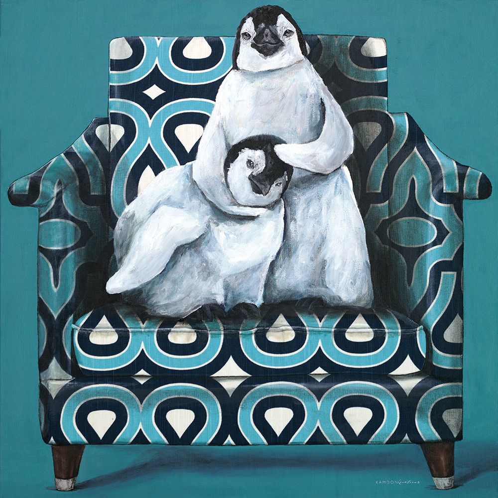 Penguin Noogie art print by Kamdon Kreations for $57.95 CAD