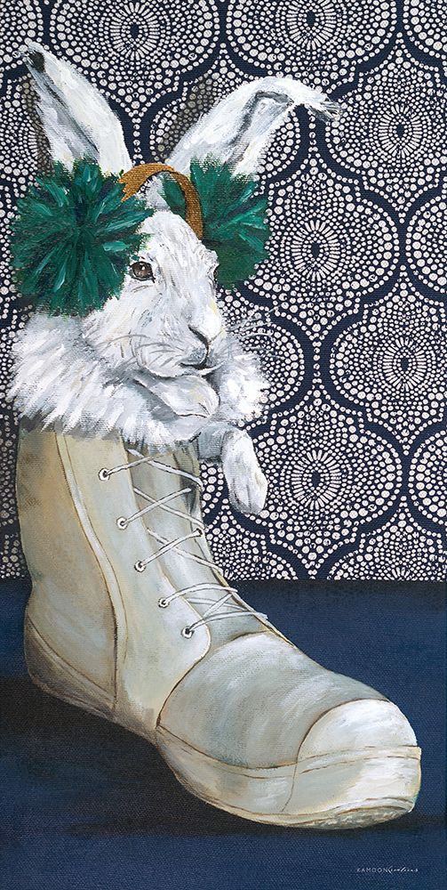 Bunny Boots 1 art print by Kamdon Kreations for $57.95 CAD