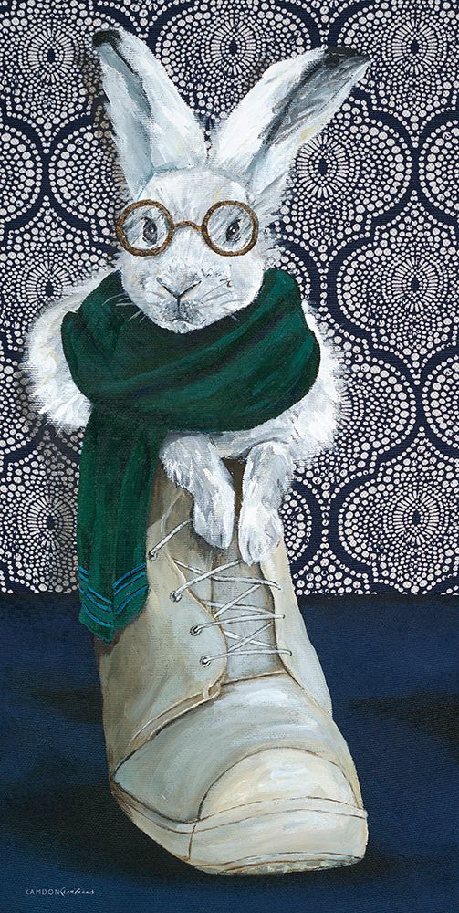 Bunny Boots 2 art print by Kamdon Kreations for $57.95 CAD