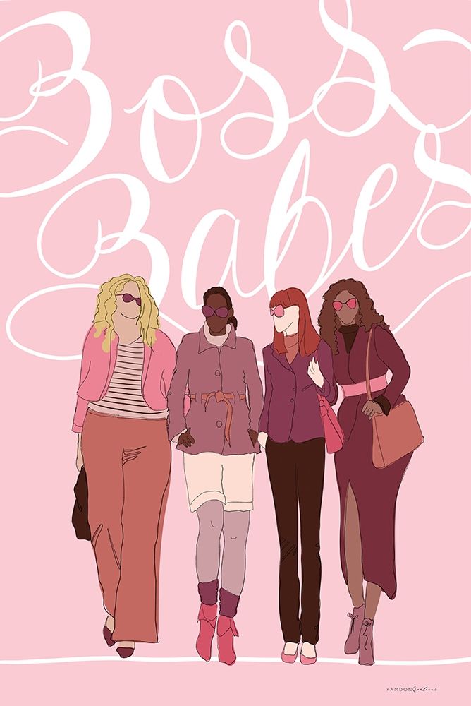 Boss Babes art print by Kamdon Kreations for $57.95 CAD