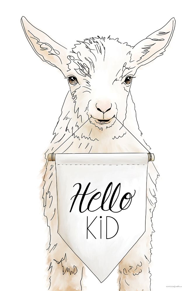 Hello Kids art print by Kamdon Kreations for $57.95 CAD