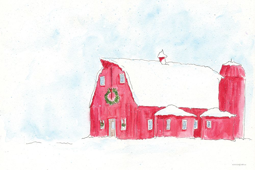 Lets Get Snowed In art print by Kamdon Kreations for $57.95 CAD