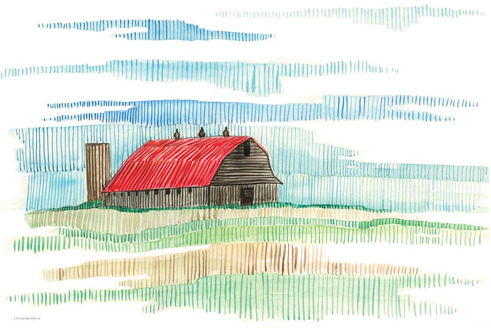 Patches of Grass art print by Kamdon Kreations for $57.95 CAD