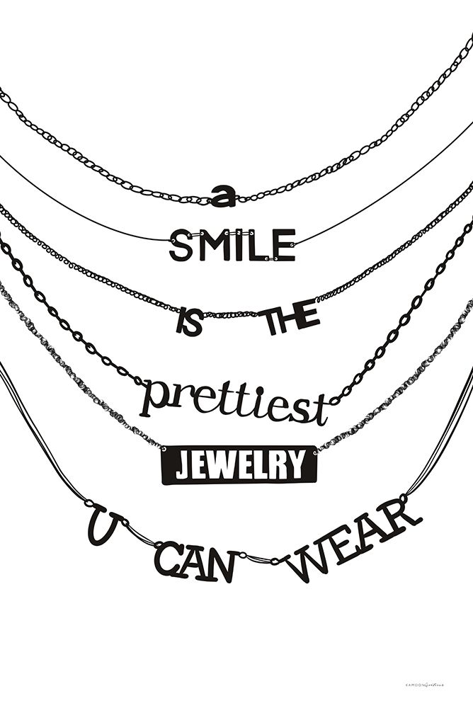 A Smile is the Prettiest art print by Kamdon Kreations for $57.95 CAD