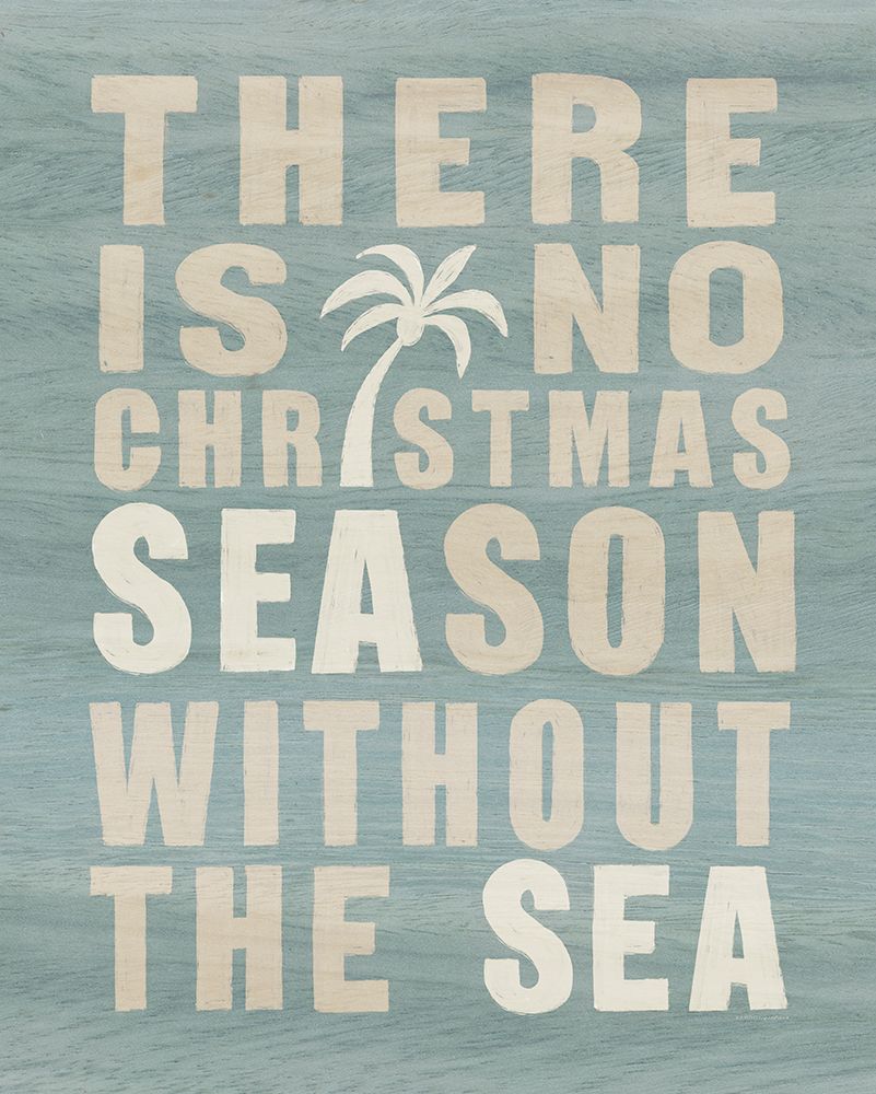 Coastal Christmas Season art print by Kamdon Kreations for $57.95 CAD