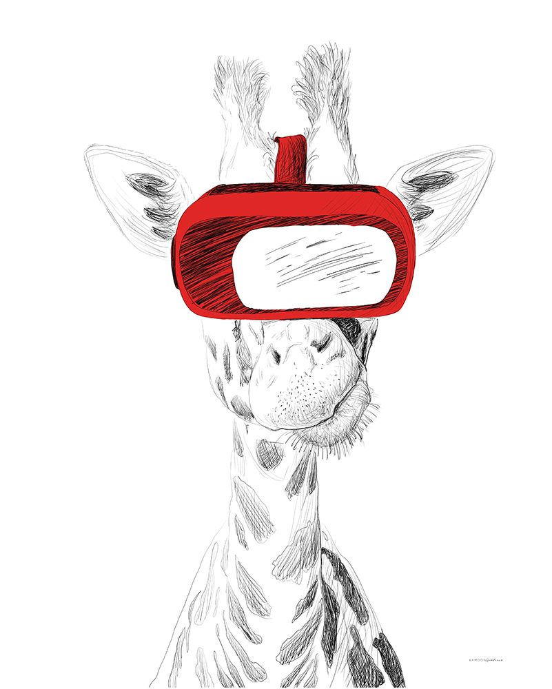 VR is Giraff-ic art print by Kamdon Kreations for $57.95 CAD