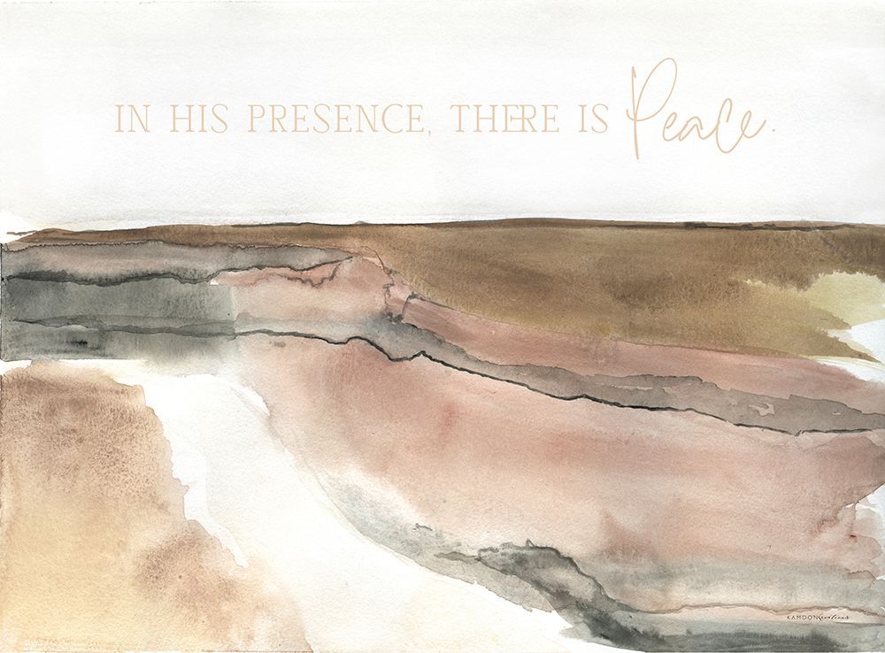 In His Presence There is Peace art print by Kamdon Kreations for $57.95 CAD