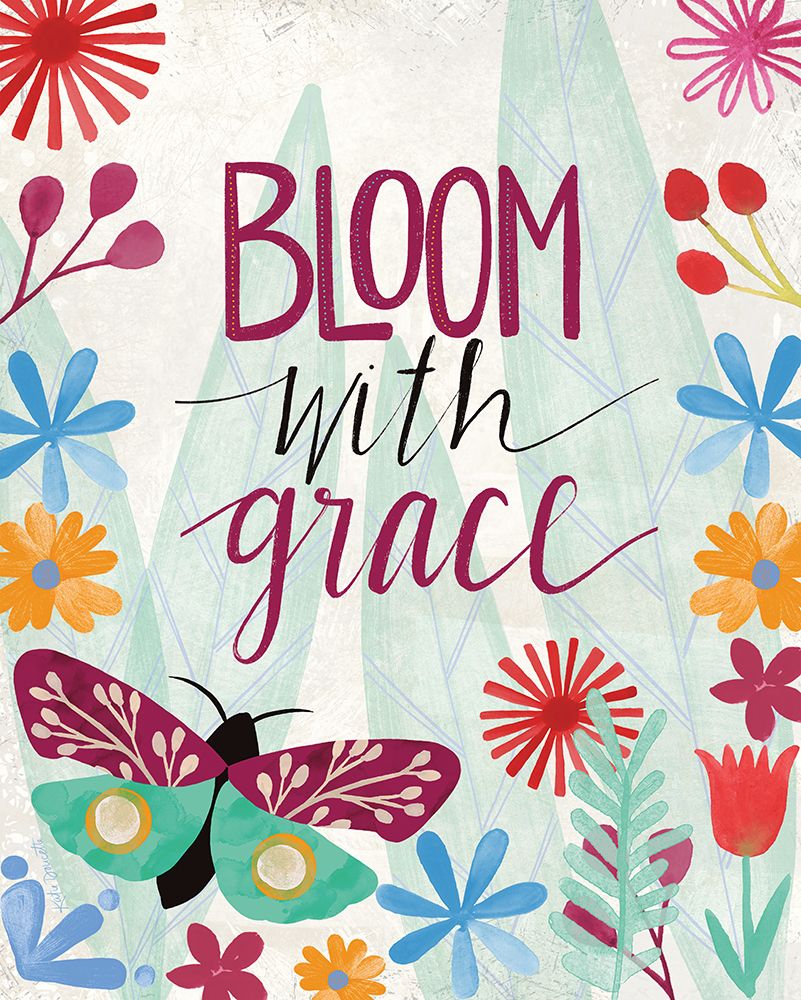 Bloom With Grace art print by Katie Doucette for $57.95 CAD