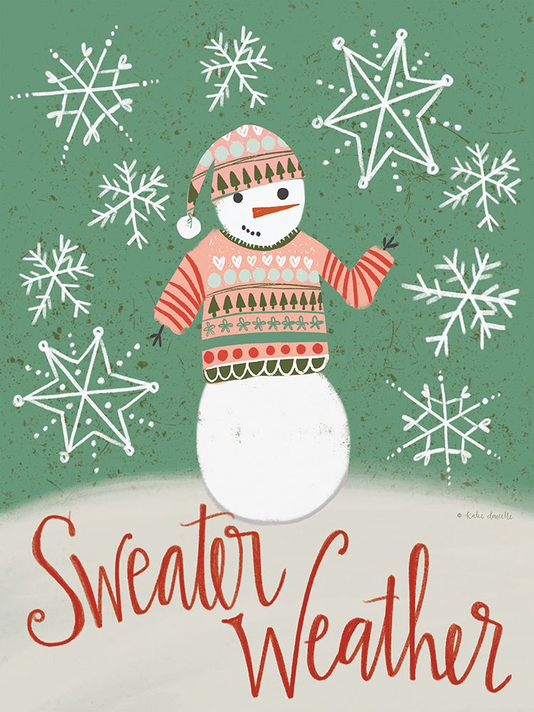 Sweater Weather art print by Katie Doucette for $57.95 CAD