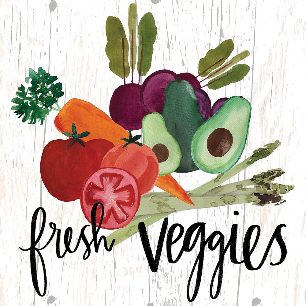 Fresh Veggies art print by Katie Doucette for $57.95 CAD