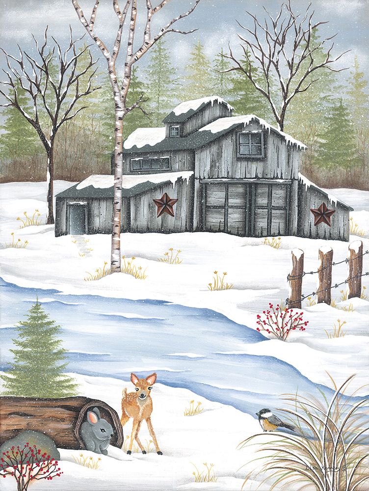 Grey Barn art print by Lisa Kennedy for $57.95 CAD