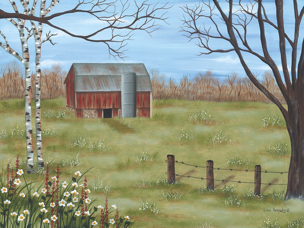 Summer Barn art print by Lisa Kennedy for $57.95 CAD