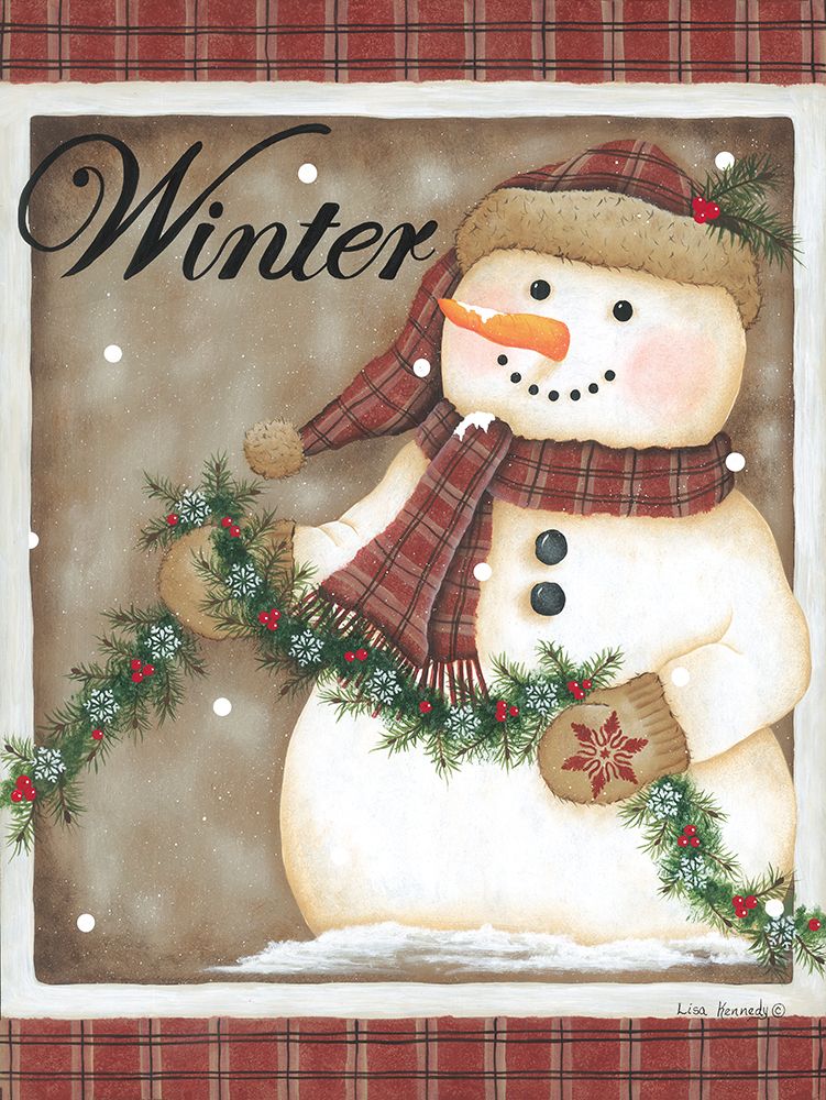 Primitive Winter art print by Lisa Kennedy for $57.95 CAD