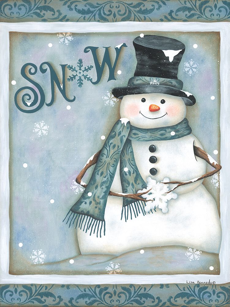 Vintage Snow art print by Lisa Kennedy for $57.95 CAD