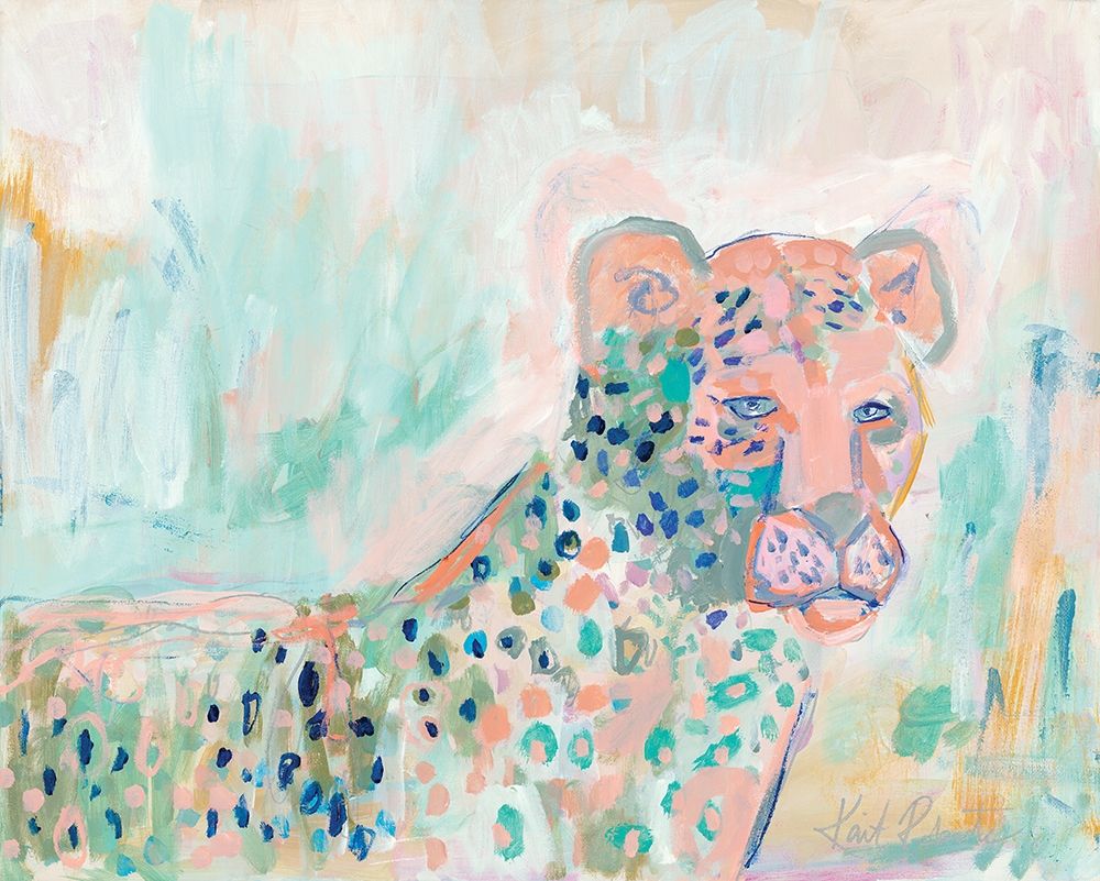 Cheetah Watch t art print by Kait Roberts for $57.95 CAD