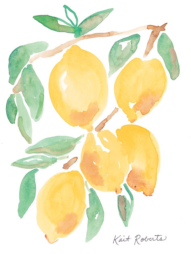 Kitchen Lemons art print by Kait Roberts for $57.95 CAD
