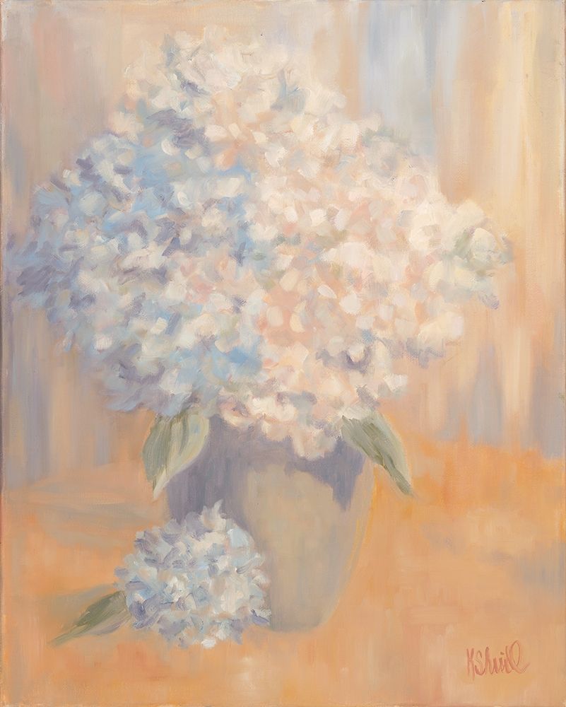Hydrangeas in the Morning Light art print by Kate Sherrill for $57.95 CAD