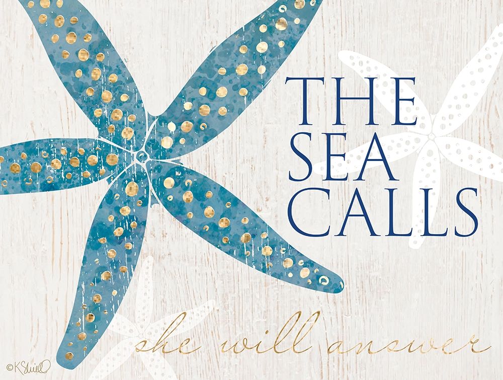 The Sea Calls art print by Kate Sherrill for $57.95 CAD