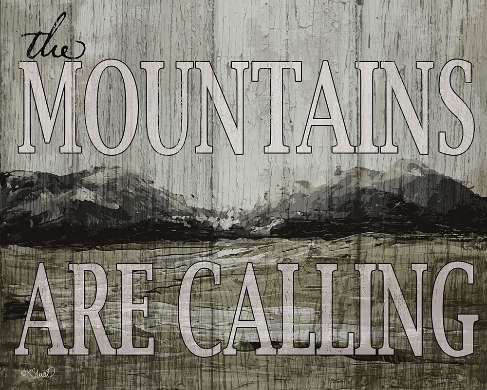 The Mountains are Calling art print by Kate Sherrill for $57.95 CAD